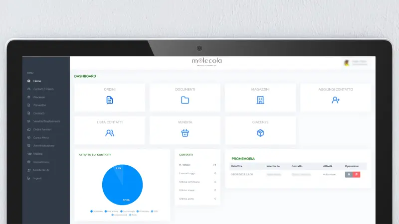 Sostrato Dashboard